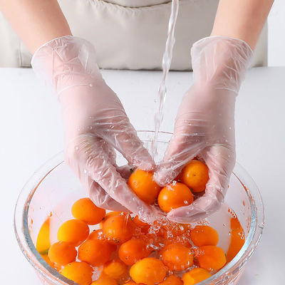 CE Safty Disposable Medical PVC Gloves , Latex Free Powder Free Disposable Gloves
